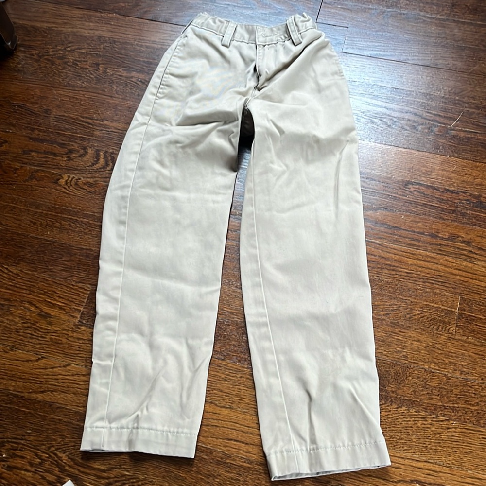 Lands End - Boys Khaki Uniform Pants size 8